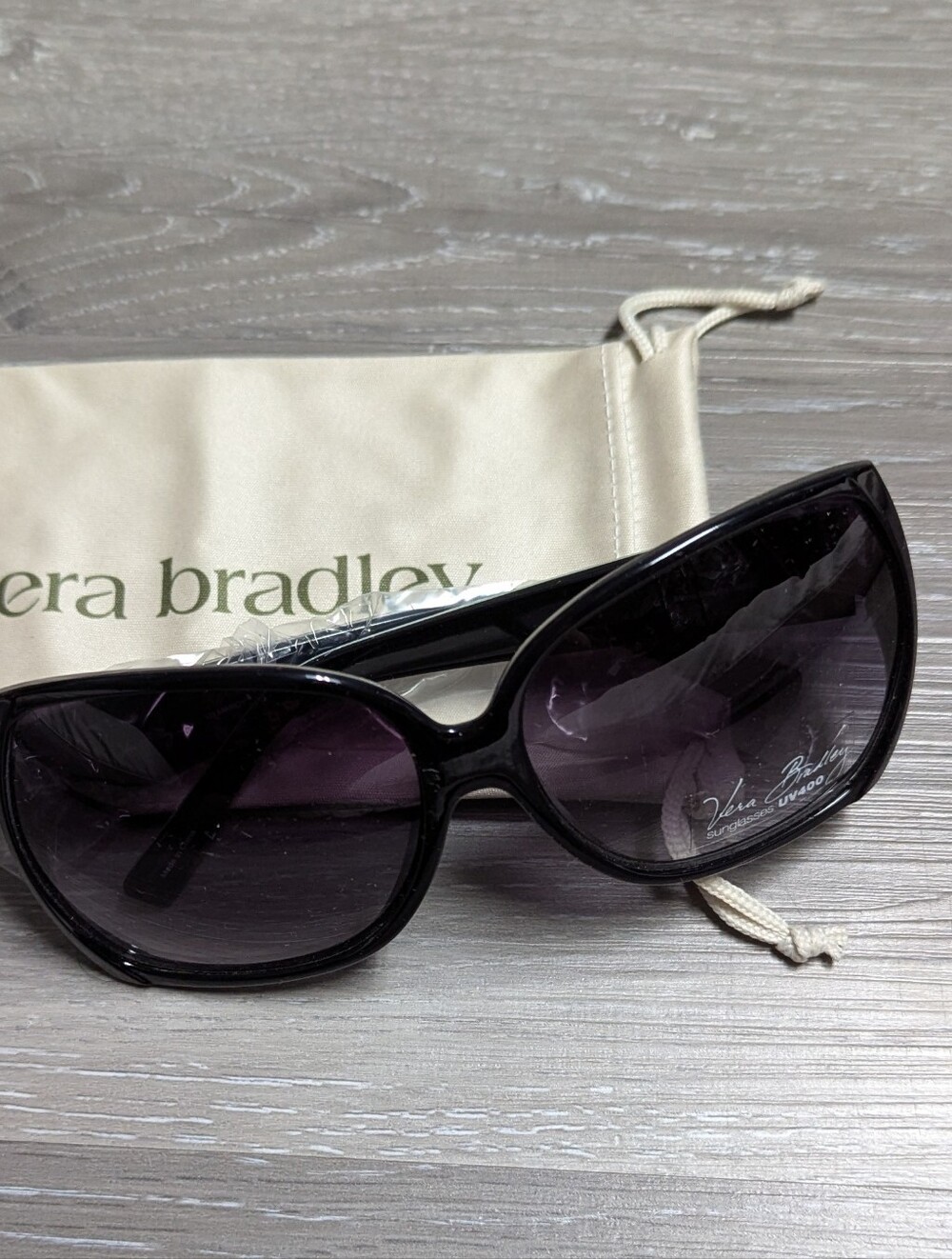 NWT Vera Bradley Sunglasses Mady Moon Blooms With Drawstring Case